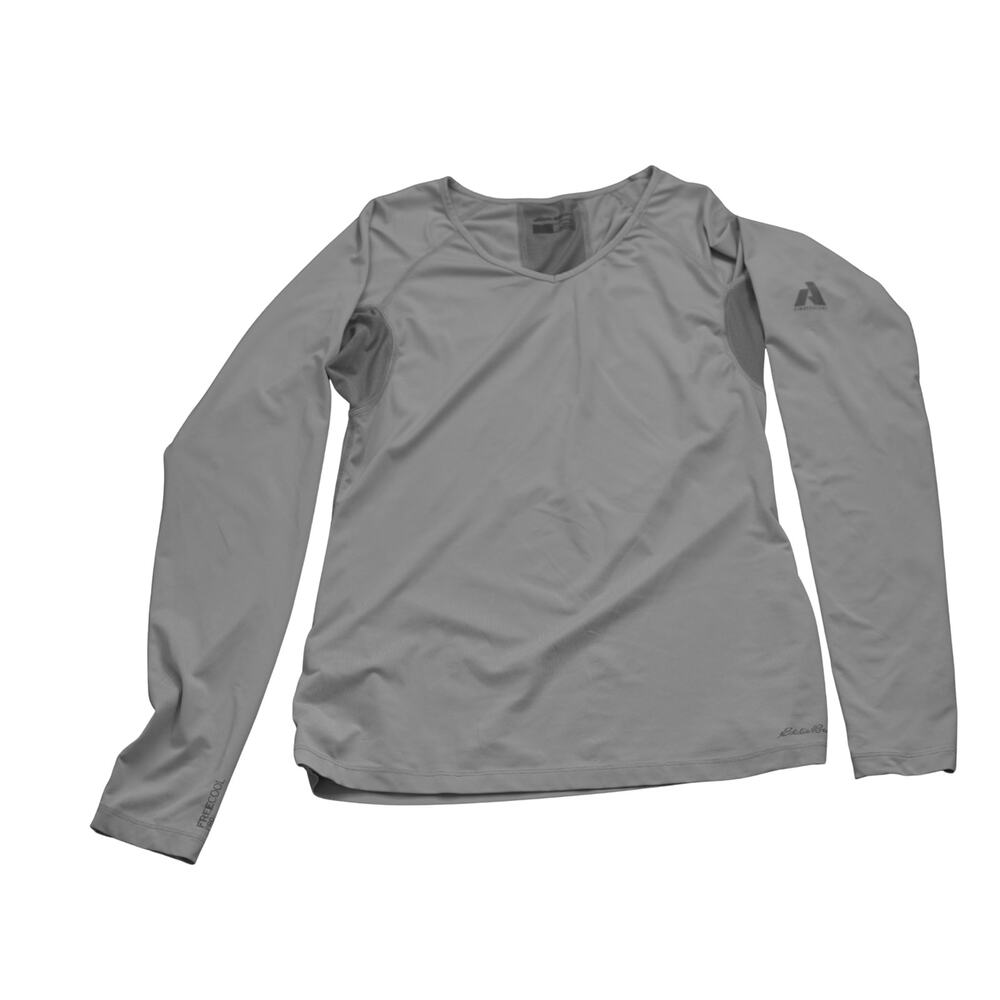 Eddie Bauer First Ascent Free Cool Pro Sun Shirt - Light Blue - Size S